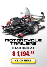 motorcycle trailers start at $1,832.95